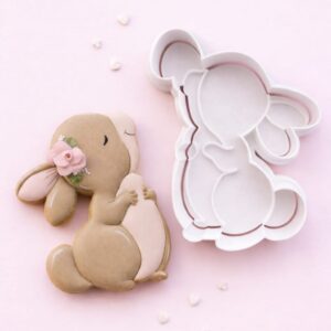 Bunny with Butterfly Cookie Cutter