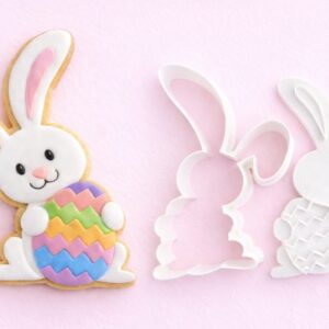 Bunny with (zig zag)egg Cookie Cutter